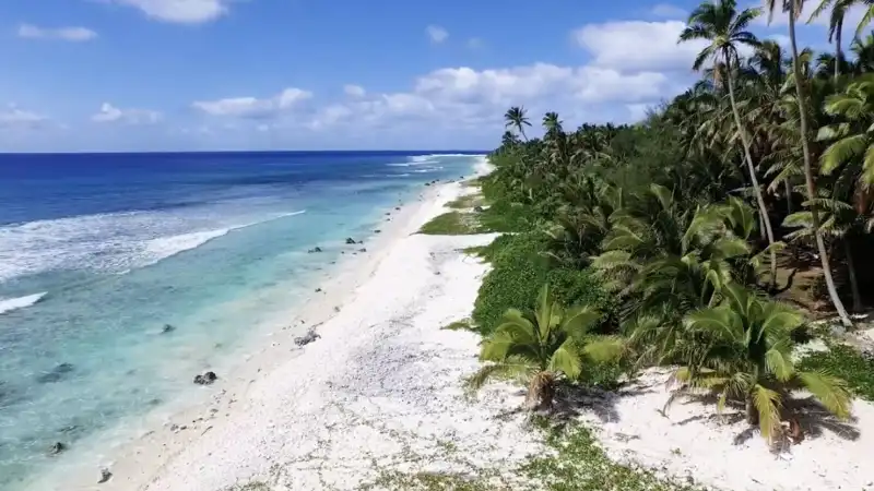 Ostrov Rarotonga bílé pláže