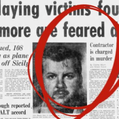 John Wayne Gacy titulek v novinách
