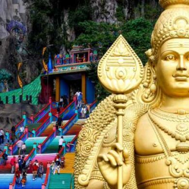 Jeskyně Batu hinduistický chrám