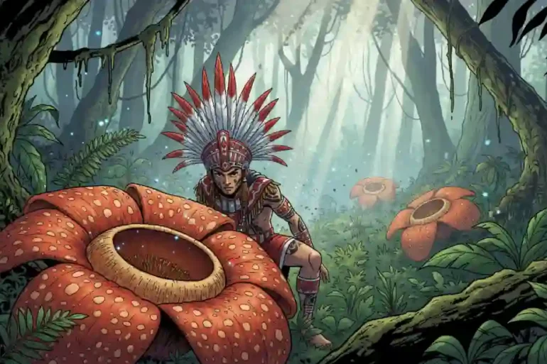 Rafflesia největší květ